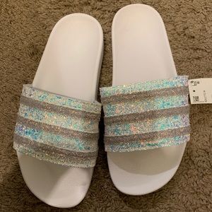 Adidas Glitter Slides